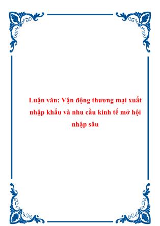 Luận văn Biện pháp hoàn thiện hoạt động nhập khẩu vật tư, máy móc, thiết bị giao thông vận tải ở Công ty xuất nhập khẩu và hợp tác đầu tư giao thông vận tải Hà Nội - TRACIMEXCO Hà Nội