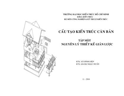 Tài liệu Cấu tạo kiến trúc căn bản - Võ Đình Diệp