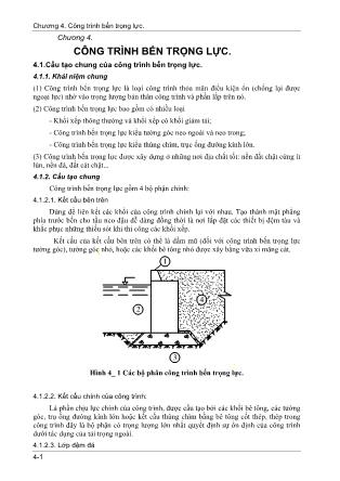 Tài liệu Công trình bến cảng - Chương 4: Công trình bến trọng lực