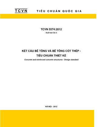 Tài liệu Kết cấu bê tông và bê tông cốt thép - Tiêu chuẩn thiết kế