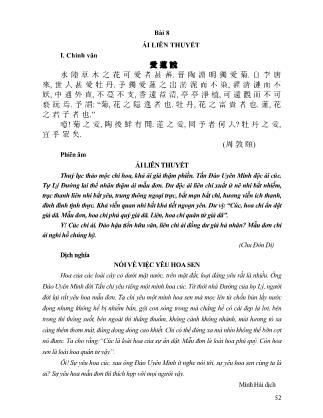 Tài liệu Văn bản Hán văn trích tuyển - Võ Minh Hải (Phần 2)