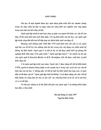 Bài giảng Ngôn ngữ lập trình hệ thống