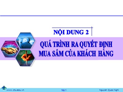 Bài giảng Quá trình ra quyết định mua sắm của khách hàng