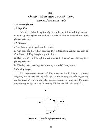 Bài giảng tài liệu thực hành môn Vật lý đại cương (Phần 2)