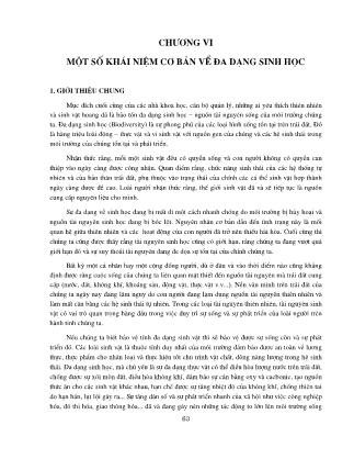 Giáo trinh Bảo vệ tài nguyên thiên nhân và tính đa dạng sinh học (Phần 2)