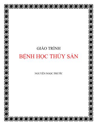 Giáo trình Bệnh học thủy sản - Nguyễn Ngọc Phước