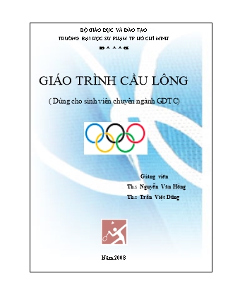 Giáo trình Cầu lông - Nguyễn Văn Hồng