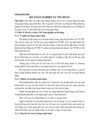 Giáo trình Kế toán ngân hàng (Phần 2)