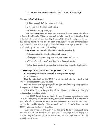 Giáo trình Kế toán thuế - Phạm Thị Thúy Hằng (Phần 2)