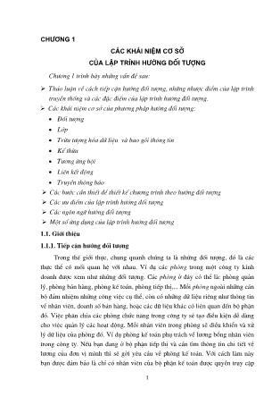 Giáo trình Lập trình hệ thống đối tượng