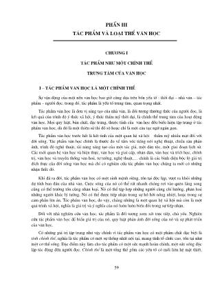 Giáo trình Lý Luận văn học - Phạm Đăng Dư (Phần 2)