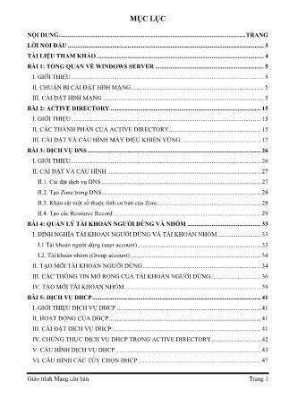 Giáo trình Mạng căn bản - Phan Hữu Phước (Phần 1)