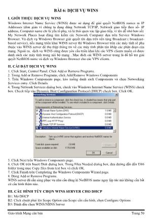 Giáo trình Mạng căn bản - Phan Hữu Phước (Phần 2)