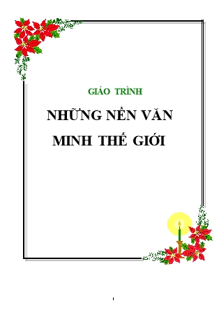 Giáo trình Những nền văn minh thế giới