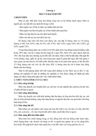 Giáo trình Sinh lý học vật nuôi (Phần 2)