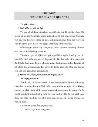 Giáo trình Tâm lý học quản trị (Phần 2)