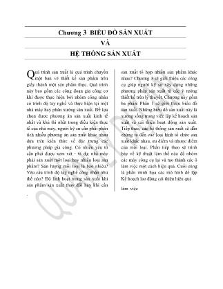 Giáo trình Thiết thế hệ thống sản xuất - Chương 3: Biểu đồ sản xuất và hệ thống sản xuất