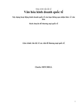 Giáo trình vắn tắt về các chủ đề Thương mại quốc tế