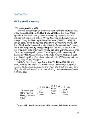 Tài liệu Cấu trúc thơ - Thụy Khuê (Phần 2)
