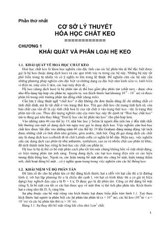 Tài liệu Hóa học chất keo