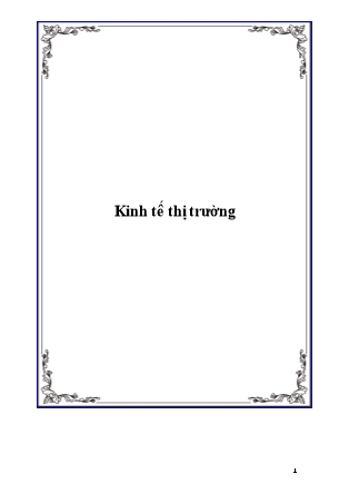 Tài liệu Kinh tế thị trường