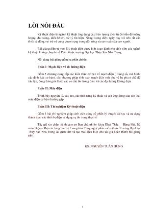 Tài liệu Kỹ thuật điện 1 (Phần 1)