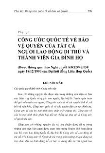 Tài liệu Lao động di trú trong pháp luật quốc tế và Việt Nam (Phần 2)
