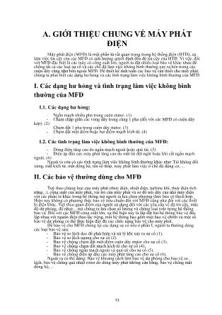 Tài liệu Máy phát điện