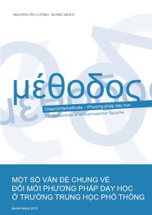 Tài liệu Một số vấn đề chung về đổi mới phương pháp dạy học ở trường trung học phổ thông - Nguyễn Văn Cương (Phần 1)