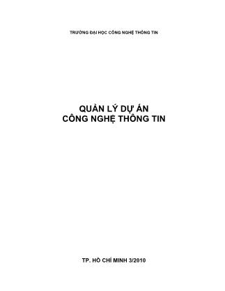 Tài liệu Quản lý dự án công nghệ thông tin