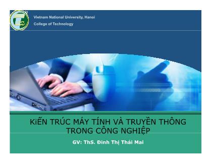 Bài giảng Kiến trúc máy tính và truyền thông trong công nghiệp - Mạng máy tính