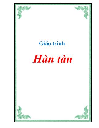 Giáo trình Hàn tàu