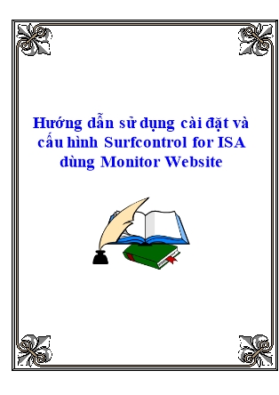 Tài liệu Hướng dẫn sử dụng cài đặt và cấu hình Surfcontrol for ISA dùng Monitor Website