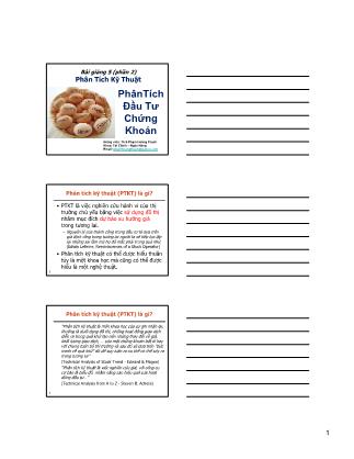 Bài giảng Phân tích đầu tư chứng khoan - Chương 5: Phân tích cơ bản (Phần 2)