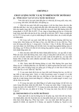 Giáo trình Địa chất thủy văn (Phần 2)