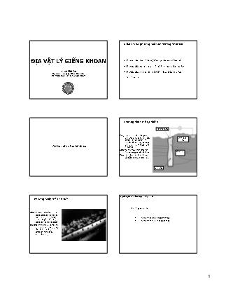 Giáo trình Địa vật lý giếng khoan - Các phương pháp đo lường tự nhiên - Lê Hải An
