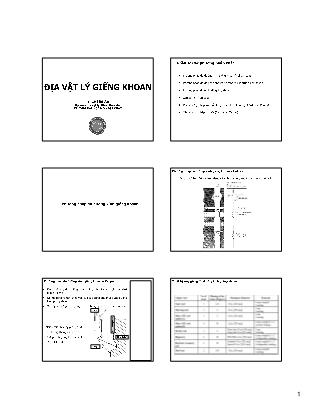 Giáo trình Địa vật lý giếng khoan - Các phương pháp khác - Lê Hải An