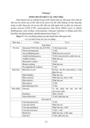 Giáo trình Độc học môi trường (Phần 2)