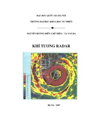 Giáo trình Khí tượng radar - Nguyễn Hướng Điền (Phần 1)
