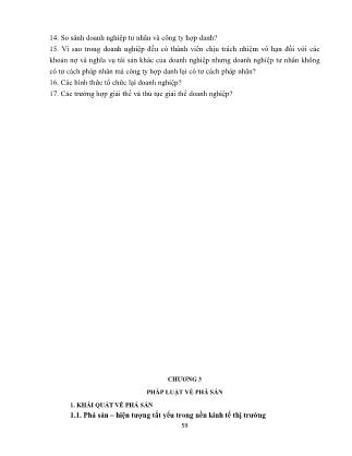 Giáo trình Luật kinh tế - Trần Thị Vân Trà (Phần 2)