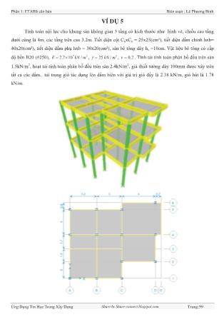 Giáo trình Ứng dụng tin học trong xây dựng - Lê Phương Bình (Phần 2)