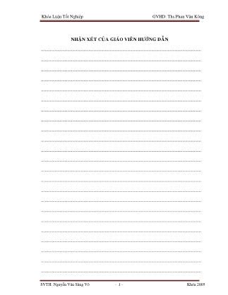 Khóa luận Đặc điểm địa chất - Tiềm năng dầu khí mỏ Cá Heo và Sư Tử Biển của lô A thuộc bồn trũng Nam Côn Sơn