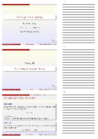 Bài giảng Địa số, giải tích và ứng dụng - Giá trị riêng và dạng toàn phương - Nguyễn Thị Nhung