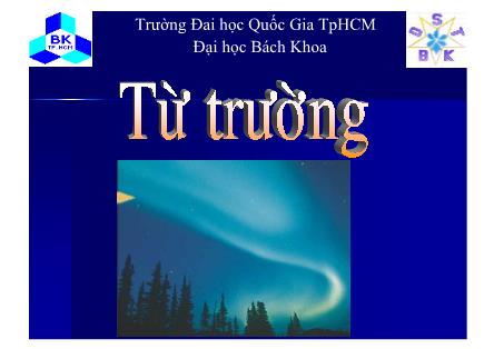 Bài giảng Từ trường