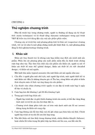 Giáo trình Công nghệ phần mềm - Phan Huy Khánh (Phần 2)