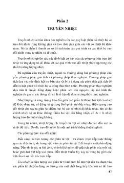 Giáo trình Nhiệt kỹ thuật (Phần 2)