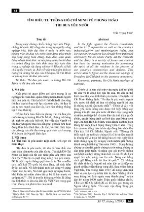 Tìm hiểu tư tưởng Hồ Chí Minh về phong trào thi đua yêu nước